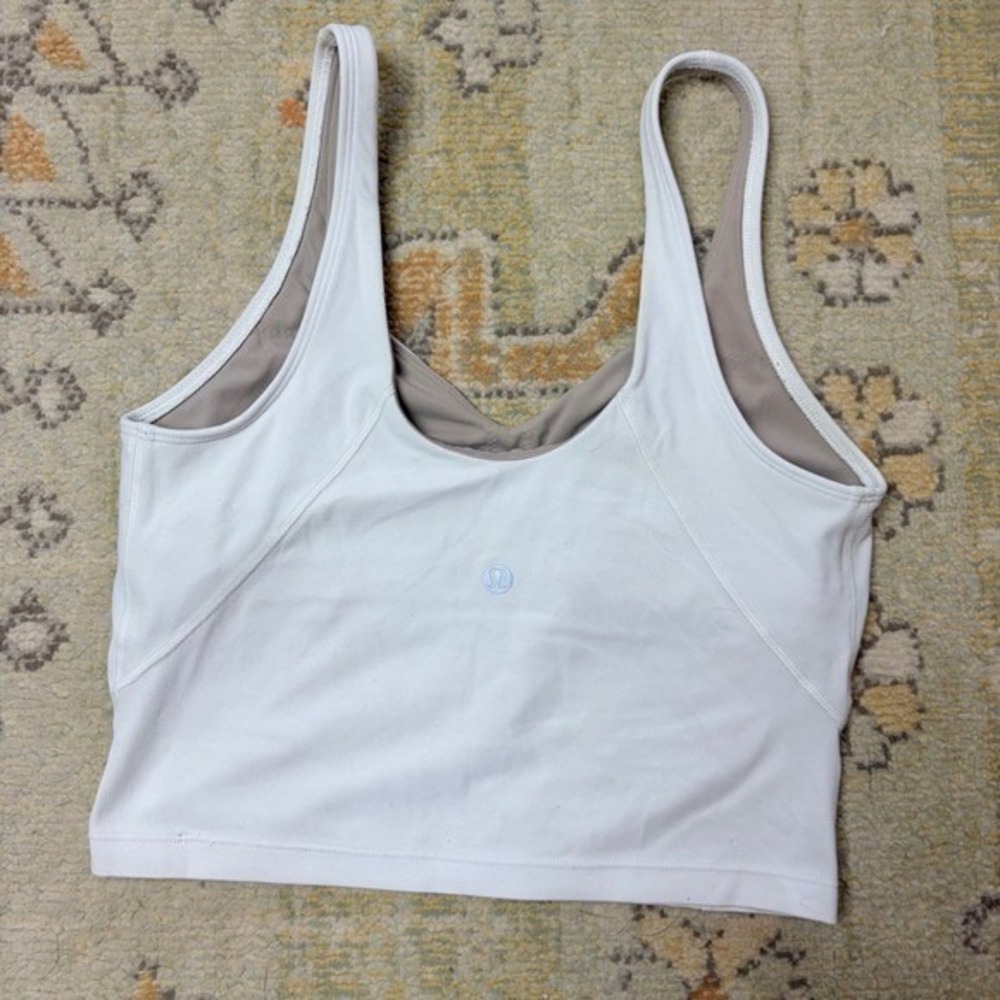 Lululemon white Align Tank top size 6 - Picture 2 of 4
